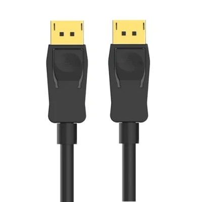 Immagine di Ewent EC1402, Cavo Display Port 1.2, Risoluzione 4K e 3D con Audio Digitale, Compatibilità Universale, Supporta 3D, Lunghezza 3 m, Colore Nero, per Monitor