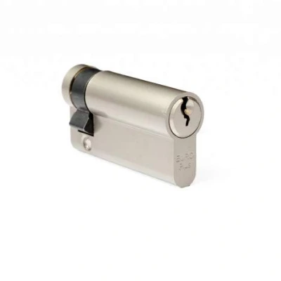 Immagine di FELGNER Mezzo cilindro Euro Plus, di chiusura profilato, serratura per porte, porte del garage, ecc. Ottone include 3 chiavi a doppia barba 45 mm