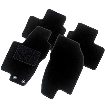 Immagine di AutoStyle TM HY546 Set tappetino Tessile anteriore e posteriore 4 nero HYUNDAI: i10 I