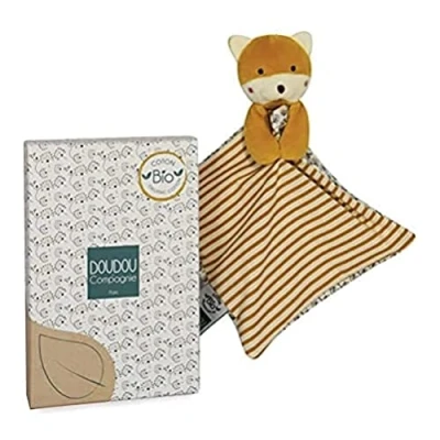 Immagine di Doudou et Compagnie (DOUDX) DC3841, Bio Fuchs Asciugamano da mussola ass x6, colore: Lino