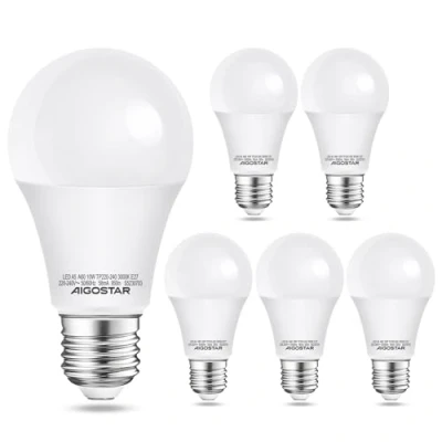 Immagine di Aigostar 177812 Lampadina LED 10W A60 Big angolo di vendita all &quot;ingrosso e filettatura luce calda, E27, 230 V