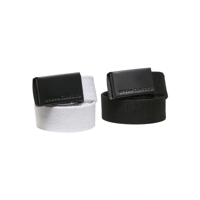Immagine di Urban Classics 2 PACK Cintura per bambini, Taglia: One Size, Black white