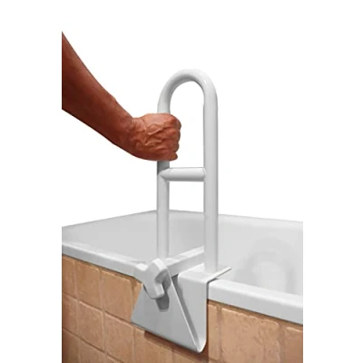 Immagine di PEPE Maniglia Accesso Vasca (Vasca da Bagno con Bordo Liscio ≥8 cm), Maniglione Anziani, Manico per Vasca, Maniglie Bagno,