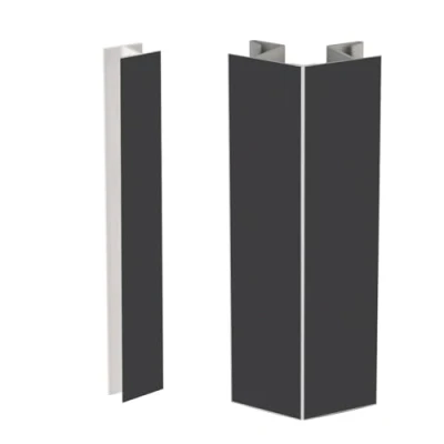 Immagine di Evotrade Accessori Snodo Aggiuntivi per Zoccolo Cucina Angolo Flessibile Universale Unione Zoccoli Angoli Variabili 90º a +90º + Una Giunzione Centrale