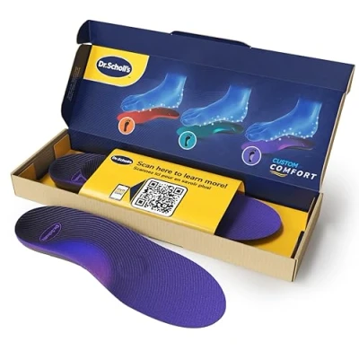 Immagine di Dr. Scholl&#039;s® Custom Fit® Orthotics Inserti a lunghezza intera, CF 520, personalizzati per piede e arco, sollievo immediato dal dolore tutto il giorno, parte bassa della schiena, ginocchia,