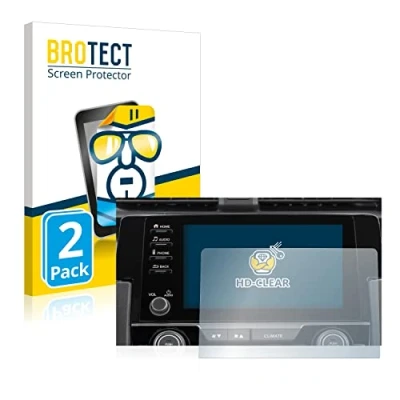 Immagine di brotect Pellicola Protettiva per Honda Civic 2021 Connect Infotainment 7&quot; Protezione Schermo (2 Pezzi) [Trasparente, Anti Impronte]