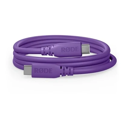 Immagine di RØDE Cavo USB C a SuperSpeed SC27 per trasferimento dati veloce fino 5 Gbps e alimentazione da 60W (2 m, viola)