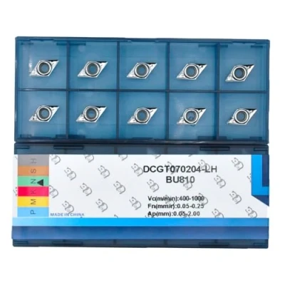Immagine di CDBP Inserti per lavori di tornitura DCGT070204 Dcgt21,51 alluminio, in Metallo Duro, 10 Pezzi