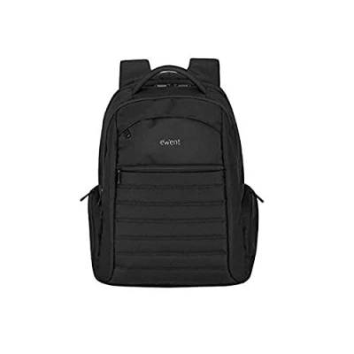 Immagine di Ewent Urban Notebook Backpack, Zaino per Computer Portatilel, Valigetta Spaziosa, Scuola Impermeabile e Pratica Viaggiare, Si Adatta a PC fino 44 cm, Colore Nero