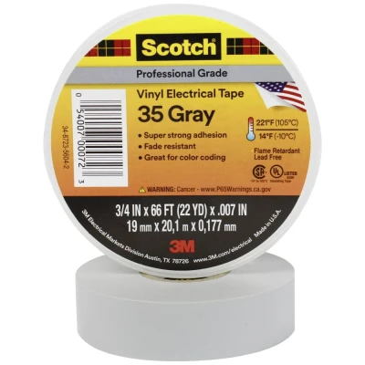 Immagine di Scotch Scotch™ 35 SCOTCH35 19X20GR Nastro isolante Scotch® Grigio (L x L) 20 m 19 mm 1 pz.