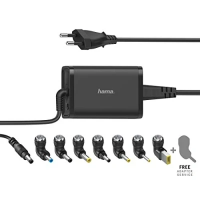Immagine di Hama Alimentatore per Notebook 19V/45W, 7 adattatori