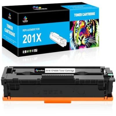 Immagine di LeciRoba 201X CF400X per HP 201A CF400A CF401X CF401A CF402X CF402A CF403X CF403A Toner Cartucce Color Laserjet Pro M252dw M252n, MFP M277dw M277 M2 74n M2. 77c6 M277n (1 nero)