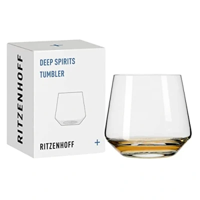 Immagine di Ritzenhoff DEEP SPIRITS Tumbler #3 di Romi Bohnenberg in cristallo, 409 ml, lavabile lavastoviglie, confezione regalo