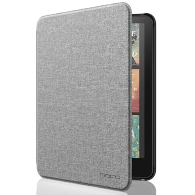 Immagine di MoKo Custodia Compatibile con 7&quot; Kindle Paperwhite (12th Generation 2024) and Colorsoft Signature Edition 2024, Leggera Auto Wake/Sleep per Grigio