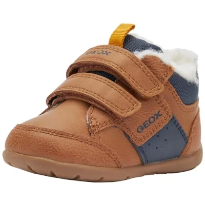 Immagine di Geox B Elthan Boy B, Scarpe da Ginnastica Bimbo 0 24, Tobacco Navy, 18 EU