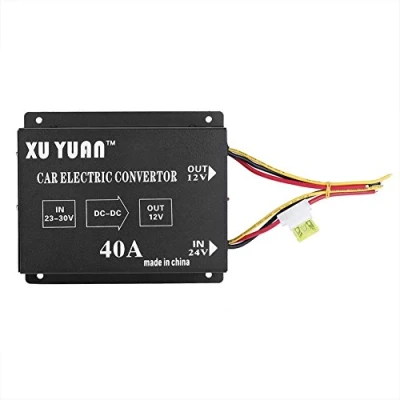 Immagine di Riduttore Tensione 40a Di 24v 12v Convertitore Corrente Per Auto Potenza Inverter Elettrico Camion Sicu