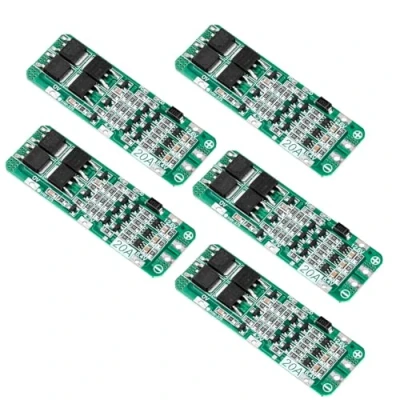 Immagine di Aideepen 5 PZ 3S 20A Li ion Batteria al Litio Scheda Caricatore PCB BMS 12.6 V Modulo Cellulare Sovraccarico Sovracorrente Protezione da Corto Circuito