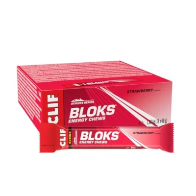 Immagine di Clif Bloks Fragola, 1,08 kg (confezione da 18)