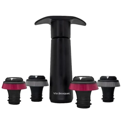 Immagine di Pompa a Vuoto Manuale con Indicatore Sonoro, Include 4 Tappi di Data