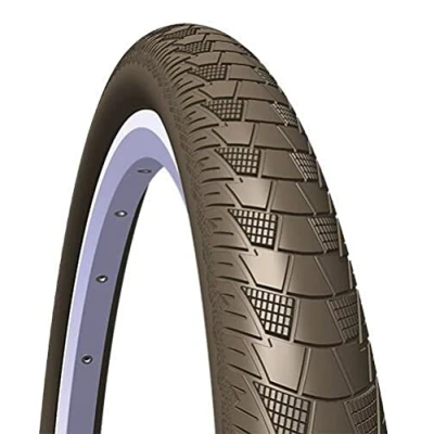Immagine di Rubena/Mitas Cityhopper X1 Pneumatico BMX Pieghevole, Unisex, Misura 28 x 2,00, Colore: Marrone