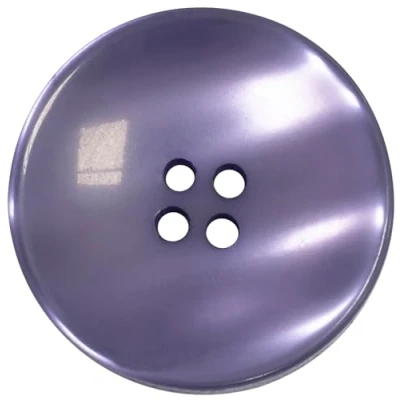 Immagine di AERZETIX C74051 Set di 10 bottoni per cucire Ø20x3mm con 4 fori 32L L32 colore lillà in plastica apertura 1.8mm hobby creativo merceria cucito decorazione abbigliamento