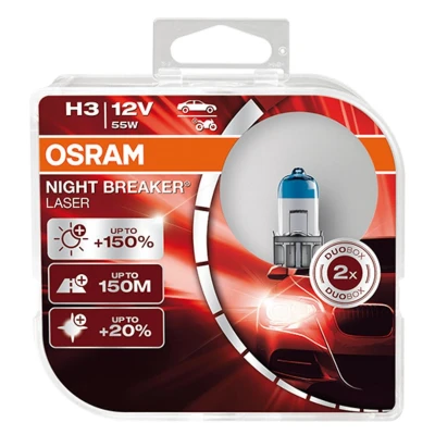 Immagine di OSRAM 64151NL HCB Lampadina alogena Night Breaker® Laser Next Generation H3 55 W 12 V