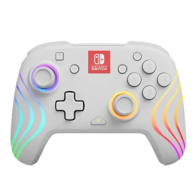 Immagine di PDP Official Afterglow Wave Wireless Controller Nintendo Switch White