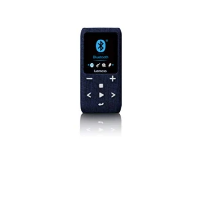 Immagine di Lenco Xemio 861 Lettore MP3 Bluetooth, scheda Micro SD da 8 GB, radio FM, funzione memo vocale, display TFT 1,8&quot;, e book, memoria fino a 64 colore: Blu