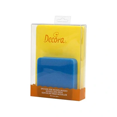 Immagine di Decora Set 2 Modelling Pads Tamponi per Modellare, Spugna, Blu, 19 x 14 4 cm