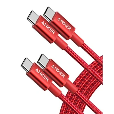 Immagine di Anker cavo USB Type C in nylon (1,8m, 60W), di ricarica per iPhone 15/ 15Pro/15Plus/15ProMax, iPad Mini 6/Pro 2021, Air 4, MacBook Pro 2020, Samsung Galaxy S23,Switch
