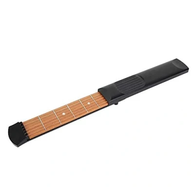 Immagine di Rodipu Pratica per Chitarra Tascabile Portatile Durevole Regolabile, Strumento Corde Tascabile, esercitazioni manuali