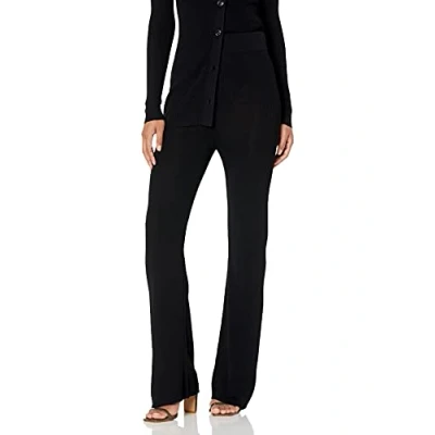 Immagine di The Drop, Ellison, Pantalone da Donna, a Costine con Gamba Larga, Nero, S