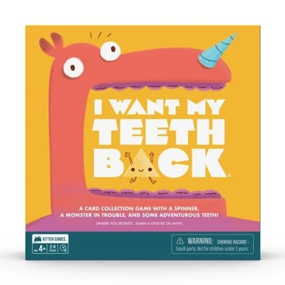 Immagine di Exploding Kittens I Want My Teeth Back 57 Carte e Un sacco di componenti per una serata giochi in famiglia nuovo gioco divertente strategia matematica bambini