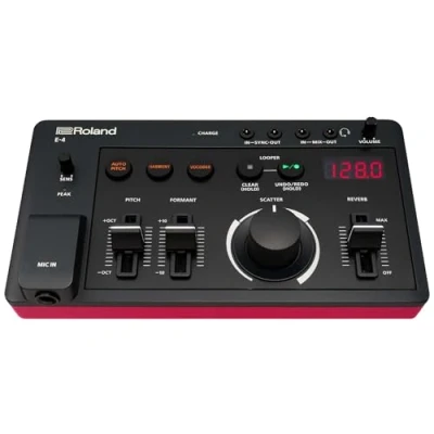 Immagine di Roland AIRA Compact E 4 Voice TWEAKER Strumento di Vocal Performance con Potenti Effetti Transformer Vocoder Looper Harmony Auto Pitch MIDI
