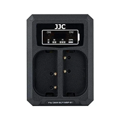 Immagine di JJC Caricabatteria Doppio USB per Panasonic DC S5, S5 II, IIX, GH6 GH5s GH5 GH4 GH3, Sigma sd Quattro, Quattro H Telecamere Sostituisce DMW BLF19 BP 61