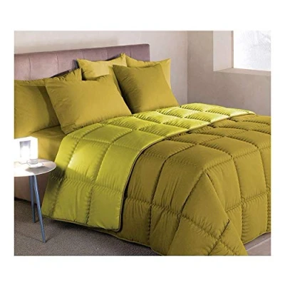 Immagine di Caleffi Trapunta Modern Letto 1 Piazza E Mezza Tinta Unita Double Face (Bosco)