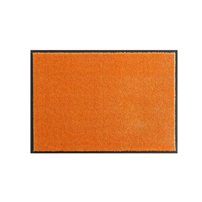 Immagine di HANSE Home Soft &amp; Clean Zerbino per Interni ed Esterni, 100 x cm, Lavabile e Resistente alle intemperie, Antiscivolo Ingresso Arancione