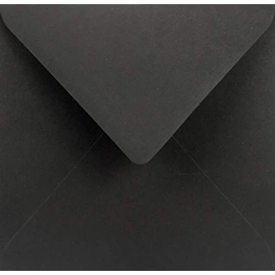 Immagine di Netuno 100x busta per lettera quadrata colorata Nero 155 x mm 115g Sirio Color decorativa biglietti partecipazioni inviti nozze feste di compleanno fidanzamento Natale Pasqua