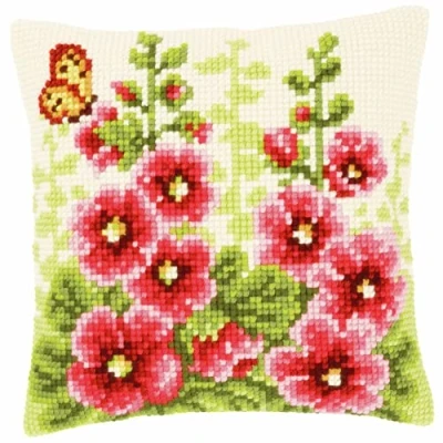 Immagine di Vervaco Kit Ricamo schemi Punto Croce per Rivestimenti Delphinium Multicolor