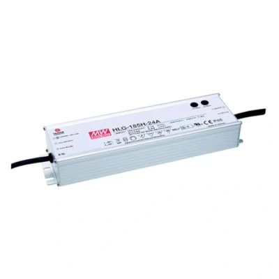 Immagine di Mean Well HLG 185H 24A Driver per LED, Trasformatore LED Tensione costante, Corrente costante 187 W 7.8 A 24 V/DC Circuito PFC, Protezione sovraccarico,