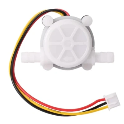 Immagine di Fasizi YF S401 0.5 5L/min flusso d&#039;acqua Hall Sensor Interruttore Flussometro Contatore Bianco