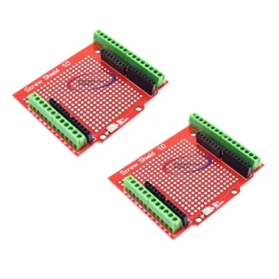 Immagine di 2 pezzi Proto Screw Shield Assembled Terminal Block Prototipo Expansion Board 1.0