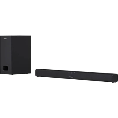 Immagine di Sharp HT SBW110 Soundbar Nero (opaco) incl. Subwoofer cablato, Bluetooth®, USB
