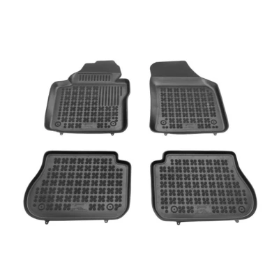 Immagine di REZAW PLAST 200107 Set tappetino Gomma anteriore e posteriore 4 nero Su misura VOLKSWAGEN: Caddy 3