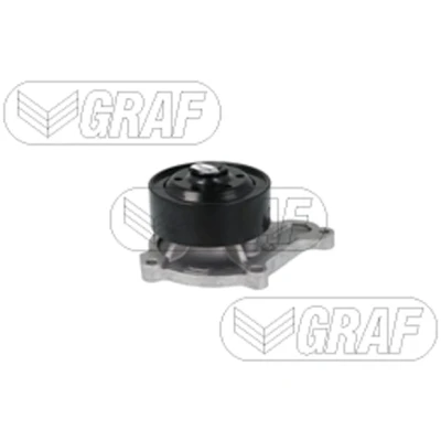 Immagine di GRAF PA1444 Pompa acqua con guarnizione coperchio meccanico Metallo 87,5 per trasmissione cinghia Poly V