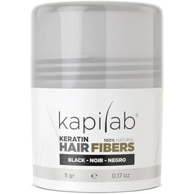 Immagine di Kapilab Fibre Capillari Nascondi la calvizie e dona volume (5 gr, Nero)