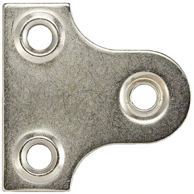 Immagine di Merriway BH02964 Piastrina con Foro Tondo per Appendere Quadri, Bianco, Pack of 10, Set di 10 Pezzi