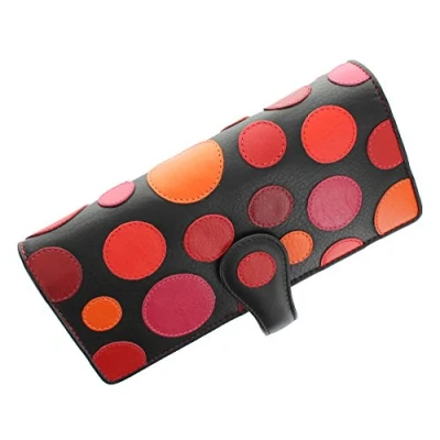 Immagine di VISCONTI Collezione Polka NEPTUNE Borsetta Femminile con Chiusura a Pressione P2 RFID blocco Very Berry