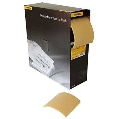 Immagine di Mirka 2912707081 Gold Flex di Soft Perf. Ruolo P800, 200/Roll, 115 X 125 mm.