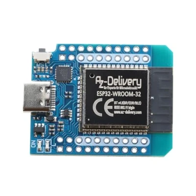 Immagine di AZDelivery 1 x ESP32 D1 Mini NodeMCU Modulo WiFi ESP 32 Bluetooth Scheda di sviluppo Internet con porta USB C compatibile Arduino e Wemos book